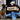 a girl holding a dog food box in front of a dog
